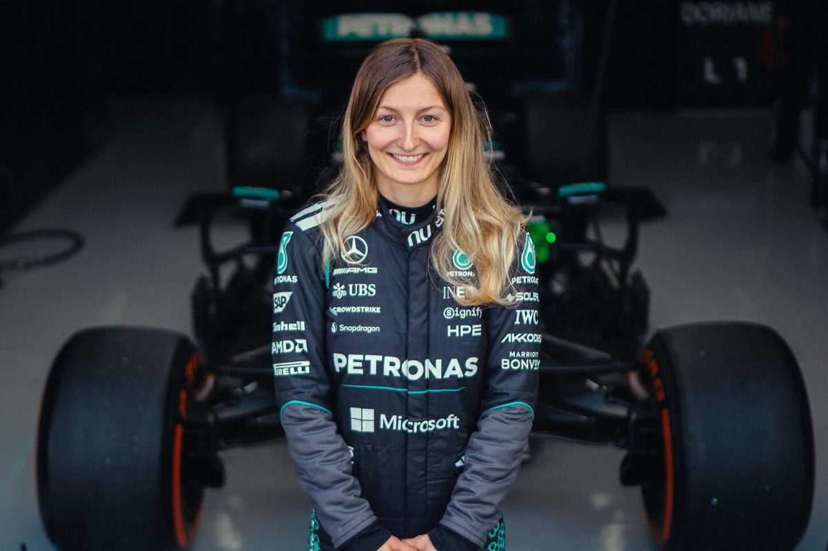 Doriane Pin: Memulai Perjalanan F1 Bersama Mercedes di Uji Coba Pertama