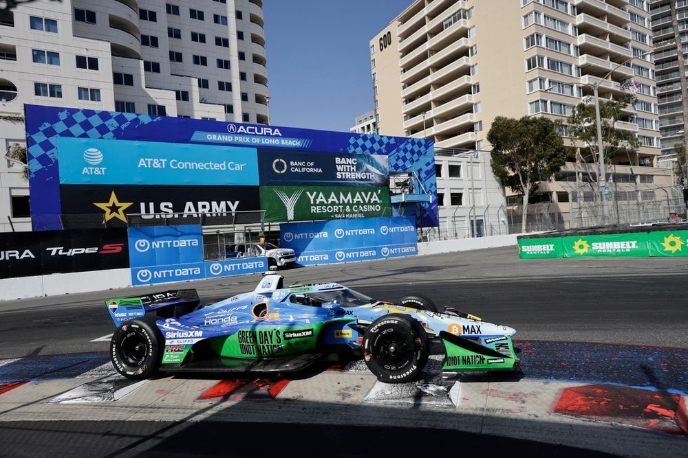 Rosenqvist Races to Pole, Reclaiming the Lead from O’Ward at Long Beach 2026