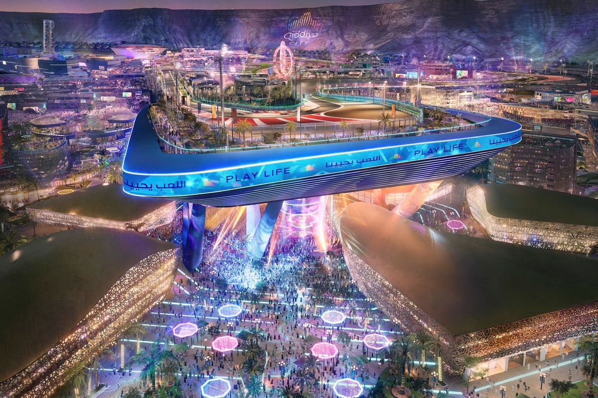 Revolutionary Visuals Highlight Progress at Qiddiya's Future F1 Circuit.